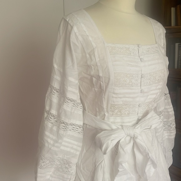 NWT Jen's Pirate Booty Belmont Kelly Mini Dress Gardenia Lace Women's Size XS - Picture 3 of 8